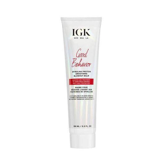 IGK GOOD BEHAVIOR Protein Smoothing Blowout Balm 5oz - IGK | Hair Color USA