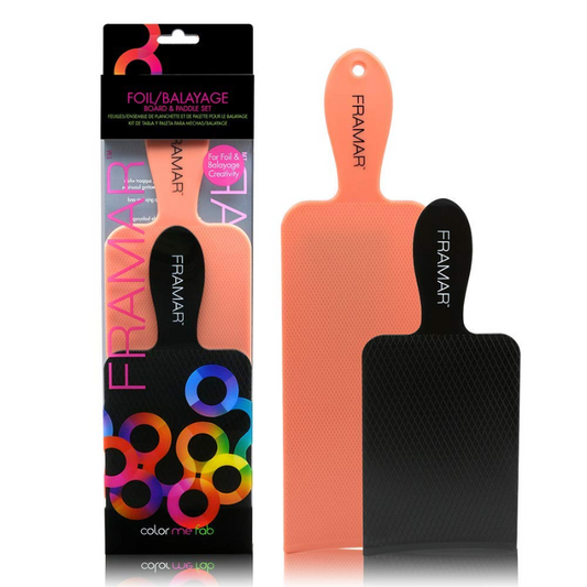 Framar 2pc Board & Paddle Set - Black, Pink