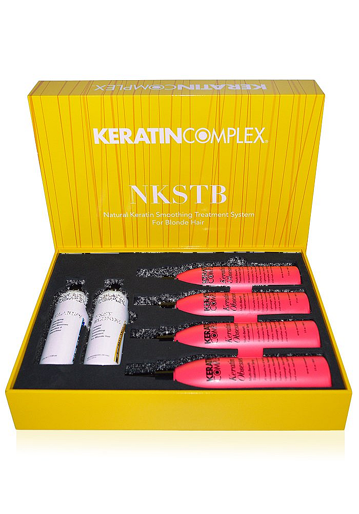 Keratin Complex Natural Keratin Smoothing Treatment Blonde 4oz Kit