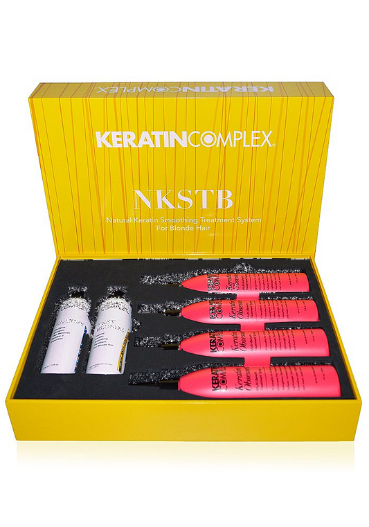Keratin Complex Natural Keratin Smoothing Treatment Blonde 4oz Kit