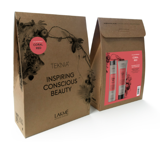 Lakme Color Refresh Retail Pack- Coral Red 300 ml