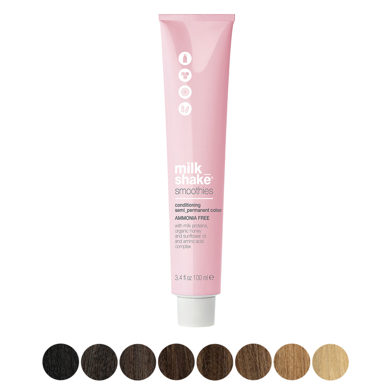 Milk Shake Smoothies Semi-Permanent Color 3.4oz by milk_shake - Professional Hair Color