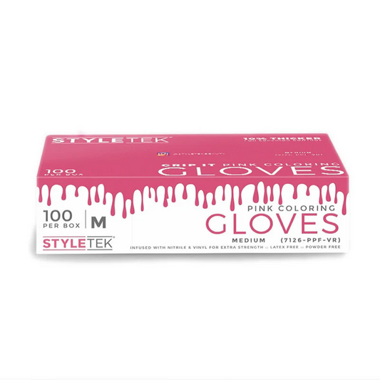 Styletek Pink Powder Free Gloves 100pk