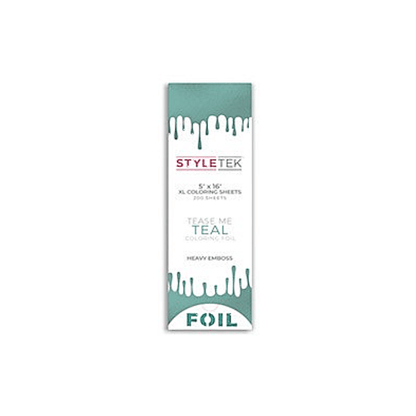 Styletek Tease Me Teal Balayage XL Sheets 200ct 5x16 - StyleTek | Hair Color USA