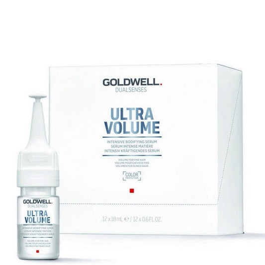 Goldwell Goldwell DualSenses Ultra Volume Intensive Conditioning Serum - 12 Ampules, Each, 12 x 18mL