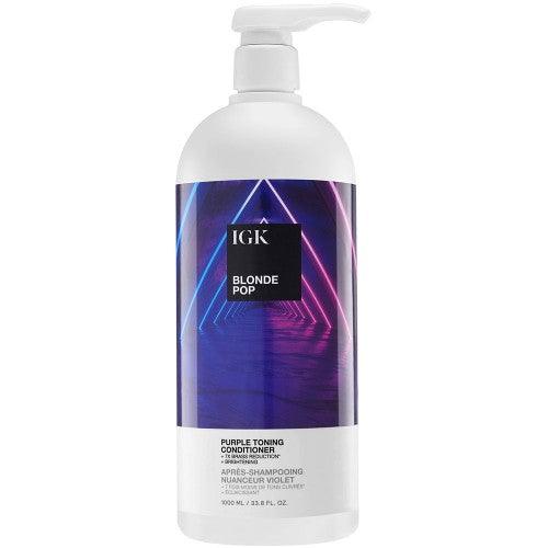 IGK BLONDE POP Purple Toning Conditioner 33.8oz - IGK | Hair Color USA