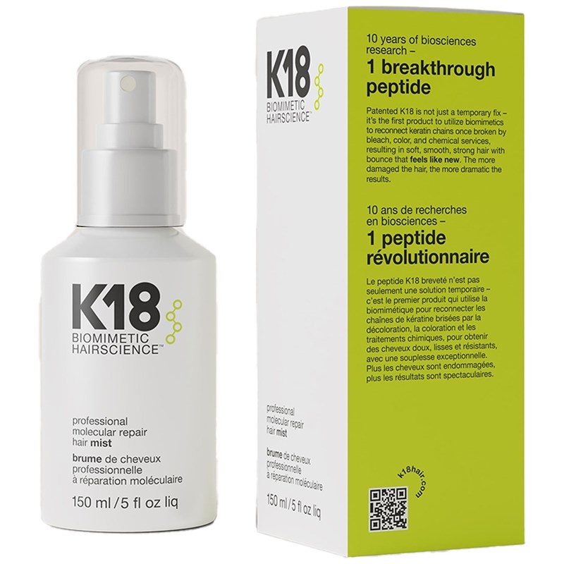 K18 Molecular Repair Hair Mist 5oz.