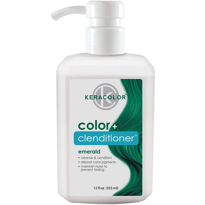 Keracolor Color + Clenditioner 12 oz - Emerald