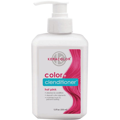 Keracolor Color + Clenditioner 12 oz - Hot Pink