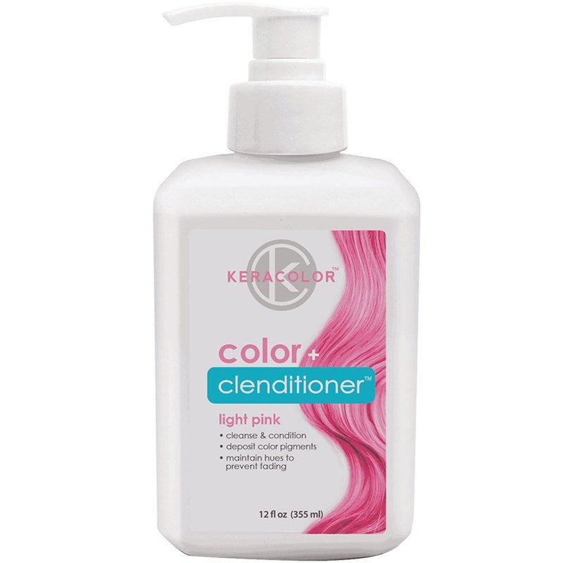 Keracolor Color + Clenditioner 12 oz - Light Pink