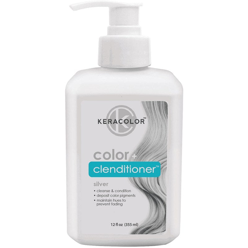 Keracolor Color + Clenditioner 12 oz - Silver