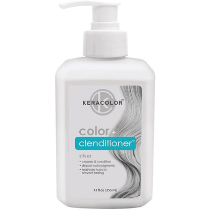 Keracolor Color + Clenditioner 12 oz - Silver