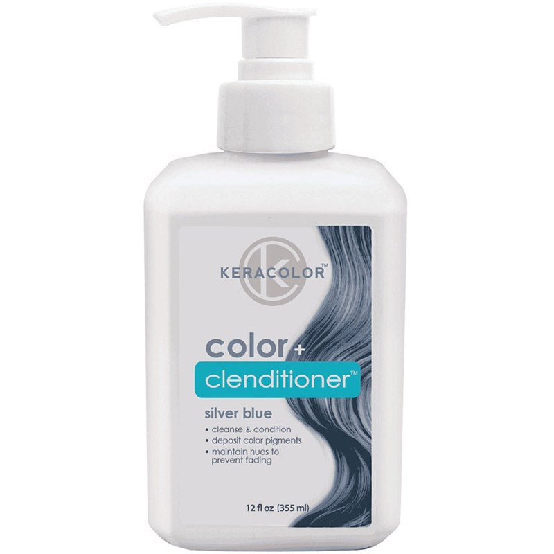 Keracolor Color + Clenditioner 12 oz - Silver Blue