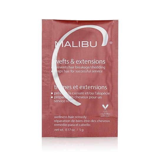 Malibu C Wefts & Extensions Wellness Hair Remedy Treatment 0.17 oz