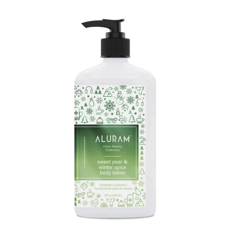 Aluram Sweet Pear & winter Spice Lotion 18oz - Aluram | Hair Color USA