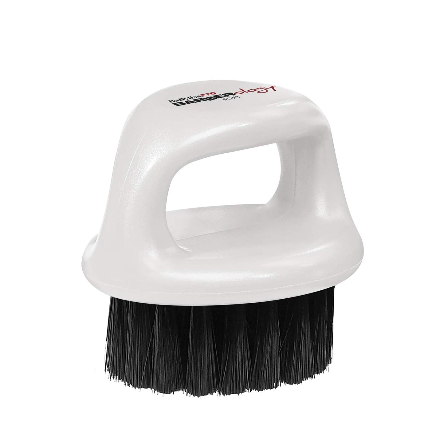 Babyliss #BBCKT11WT Barberology Fade Knuckle Brush White - Soft Bristle