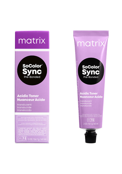 Matrix SoColor Sync Pre-Bonded Acidic Toner Translucent 3oz-HairColorUSA.com