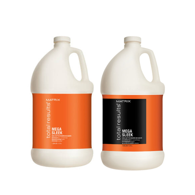 Matrix Total Results Mega Sleek Shampoo and Conditioner 128 oz Duo